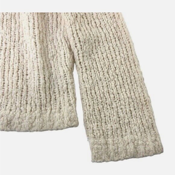 Vince Merino Wool Cropped Boxy Knit Sweater M - Picture 8 of 8